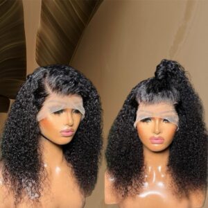 Jerry curl full frontal wig