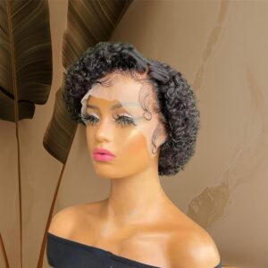 Pixie curl Frontal