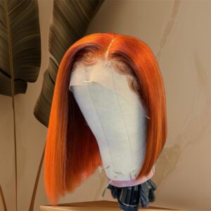 13 A Full Frontal Ginger Orange Bob